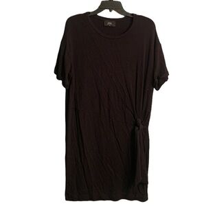 COA Clothing of Ahnjoonhee Black Knotted Shirt Dress Size Medium